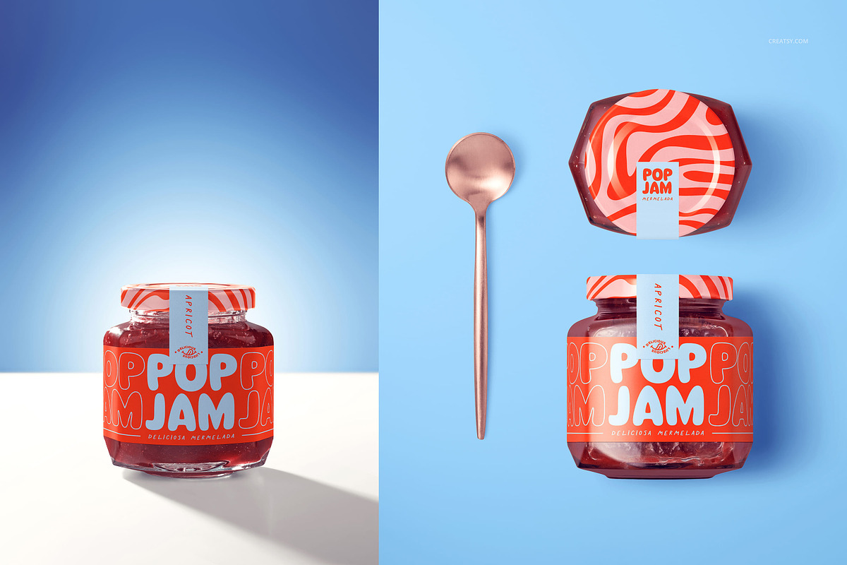 Jam Jar Mockup Bundle, a Cups & Container Mockup by creatsy5 (Photo 61 of 65)