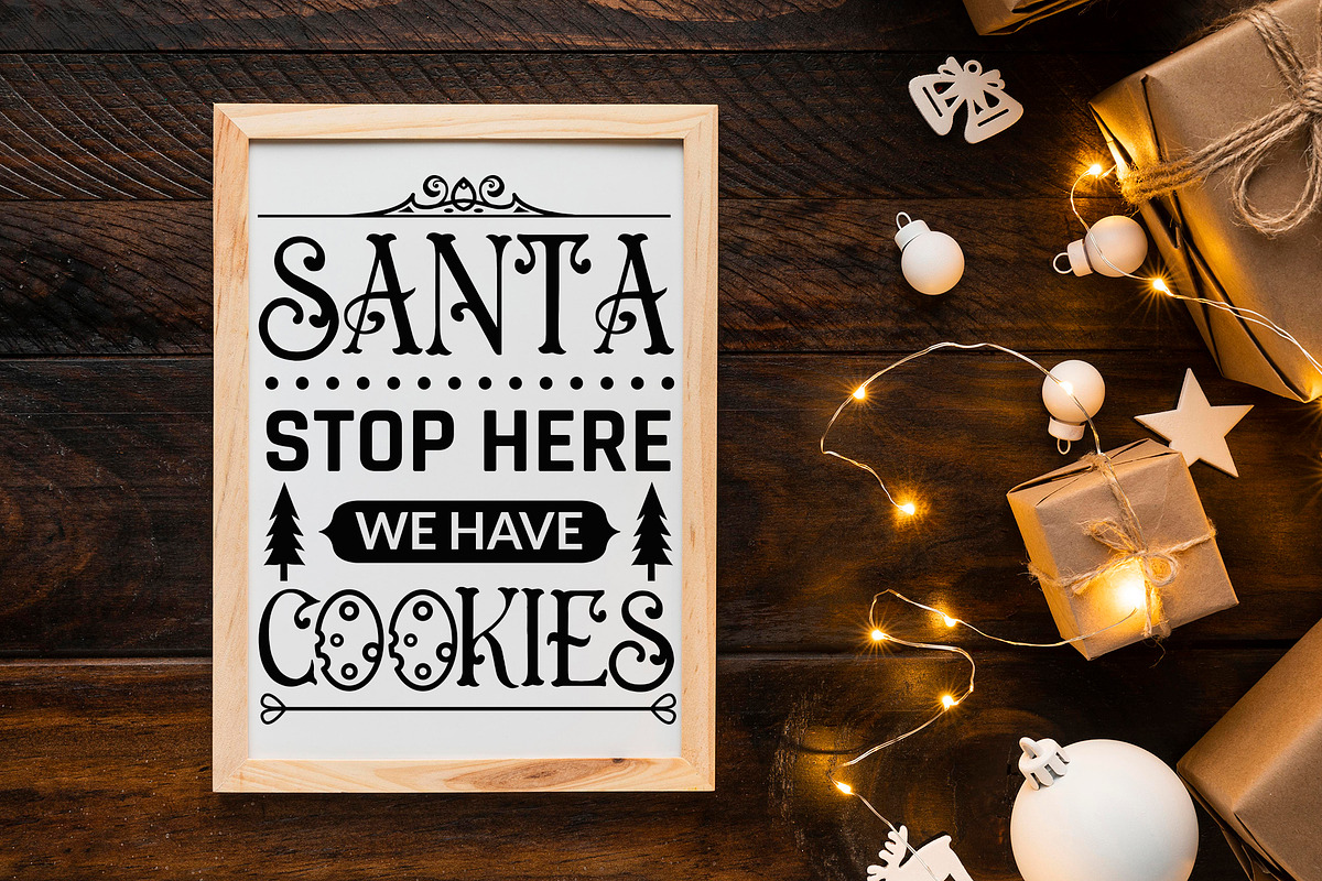 Farmhouse Christmas Sign Mega Pack, a Graphic by CraftlabSVG (Photo 11 of 17)