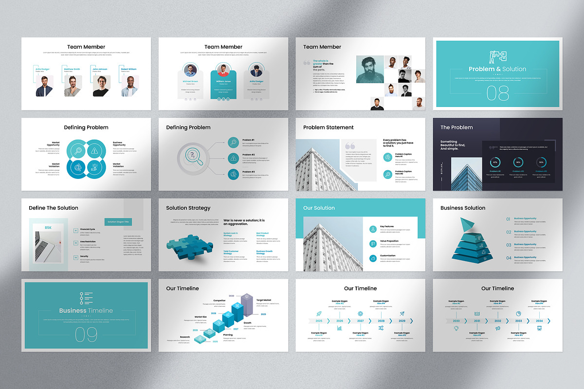 Business Plan Presentation Template, a Presentation Template by GoldenPixelStudio (Photo 11 of 20)