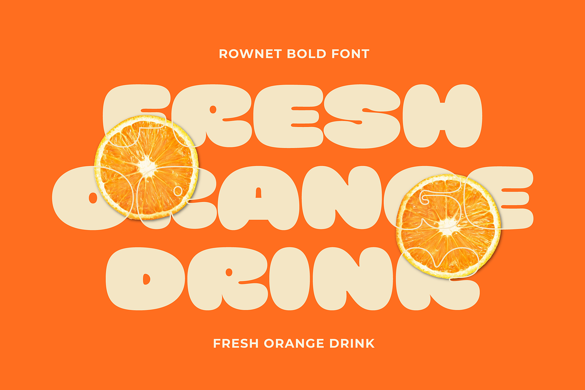 Rownet - Rounded Bold Font, a Sans Serif Font by limitype (Photo 2 of 16)