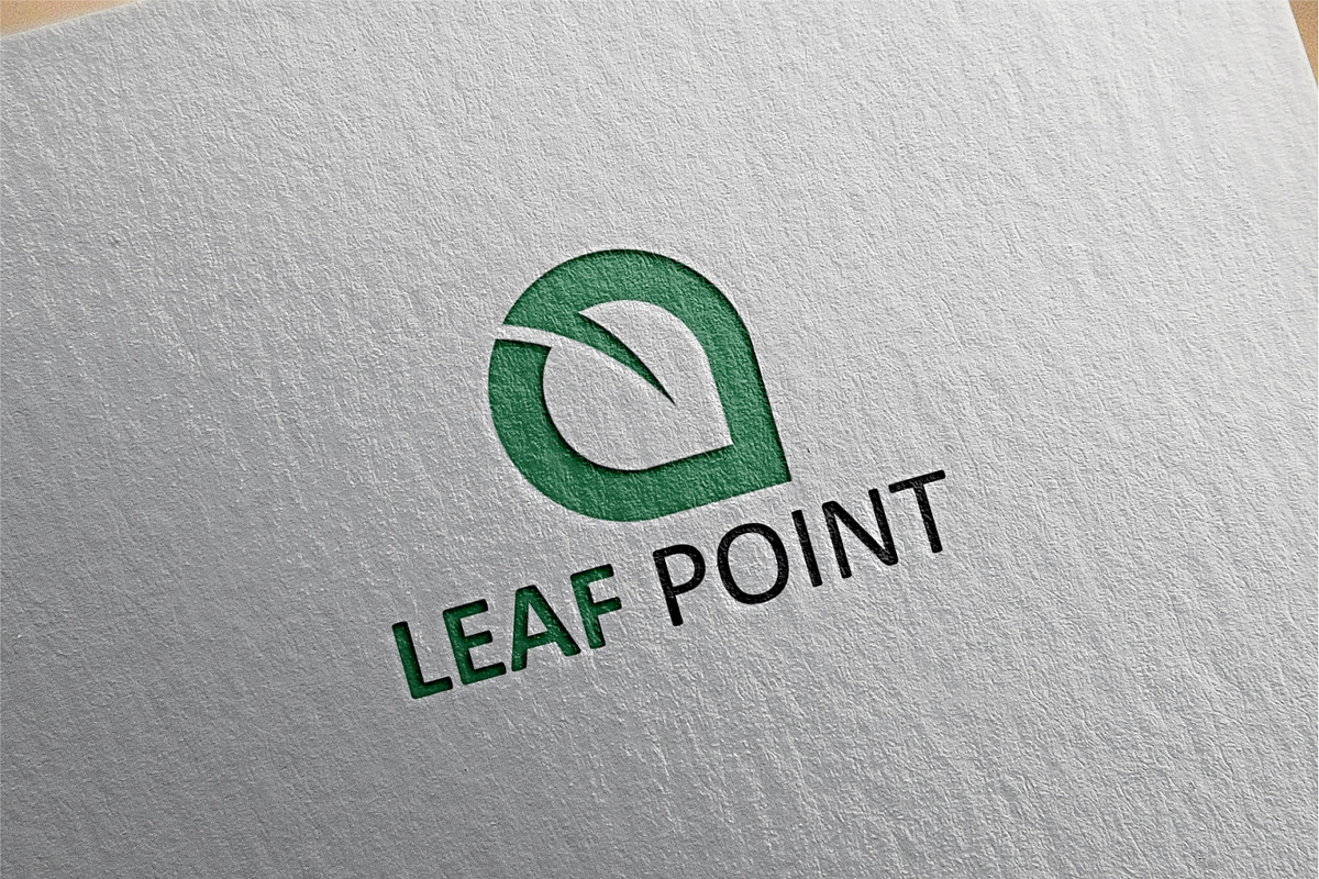 Leaf Point Logo, a Branding & Logo Template by ONESADYA (Photo 2 of 2)