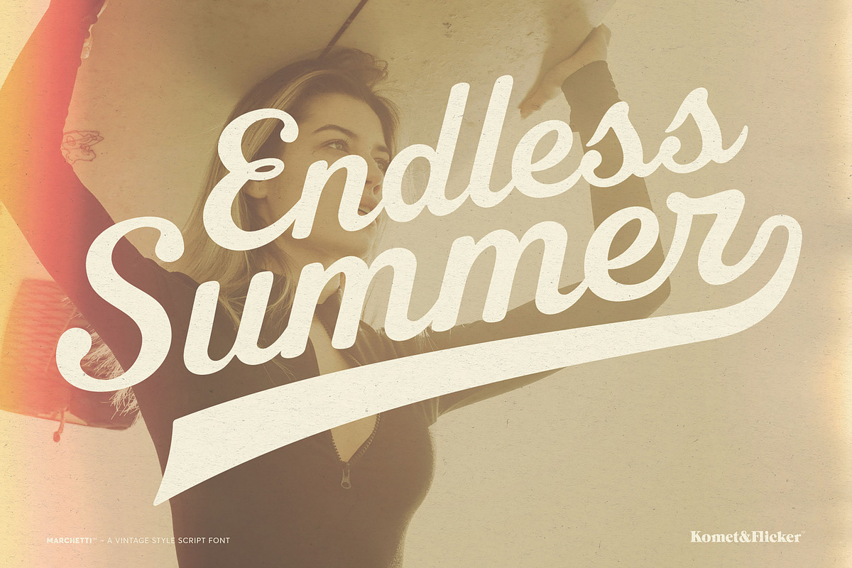 Marchetti - A Vintage Style Script, a Script Font by Komet & Flicker (Photo 13 of 15)
