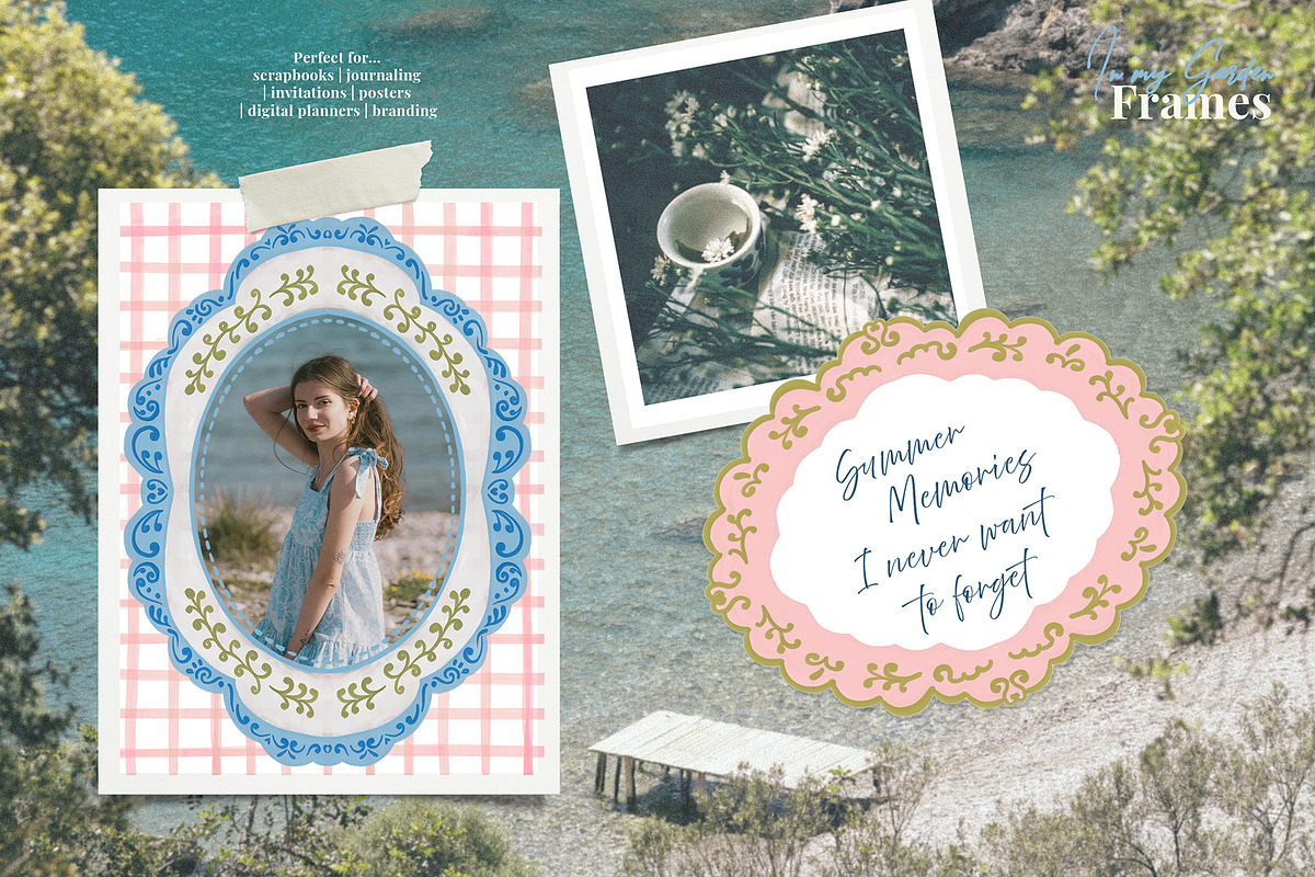 Cottagecore Decorative Frame clipart, an Object Graphic by Essentially Nomadic (Photo 9 of 13)