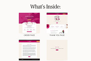 Systeme.io Bold Magenta Mini Offer, a Landing Page Template by Hayley's Digital Hub (Thumbnail 3 of 11)