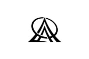 Triangle Letter A and Circle Logo, a Branding & Logo Template by Luxury Logos (Thumbnail 3 of 4)