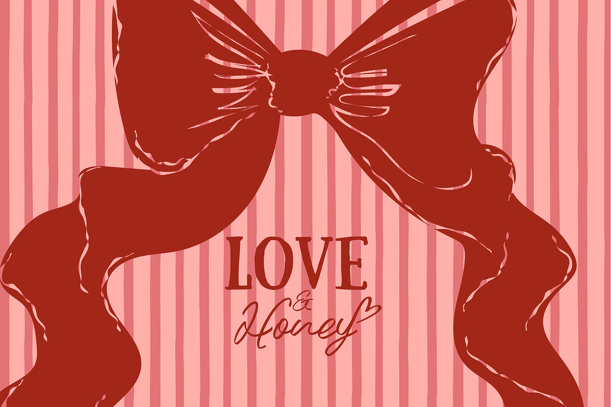 Love & Honey. Romantic Wall Art, a Decorative Illustration by Mio Buono (Photo 13 of 13)