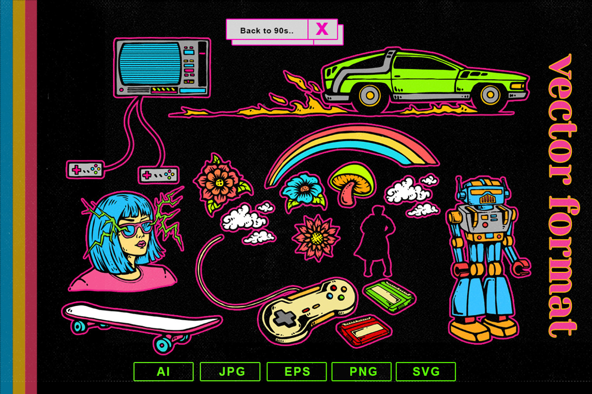 Back to the 90s T-Shirt Designs, an Illustration by TSV Art Collective (Photo 18 of 35)