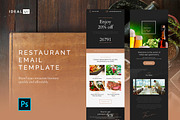 Restaurant Email Template, an Email Template by IdealUI (Thumbnail 1 of 4)