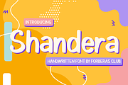 Shandera Digital Display, a Font by Forberas Club (Thumbnail 1 of 7)