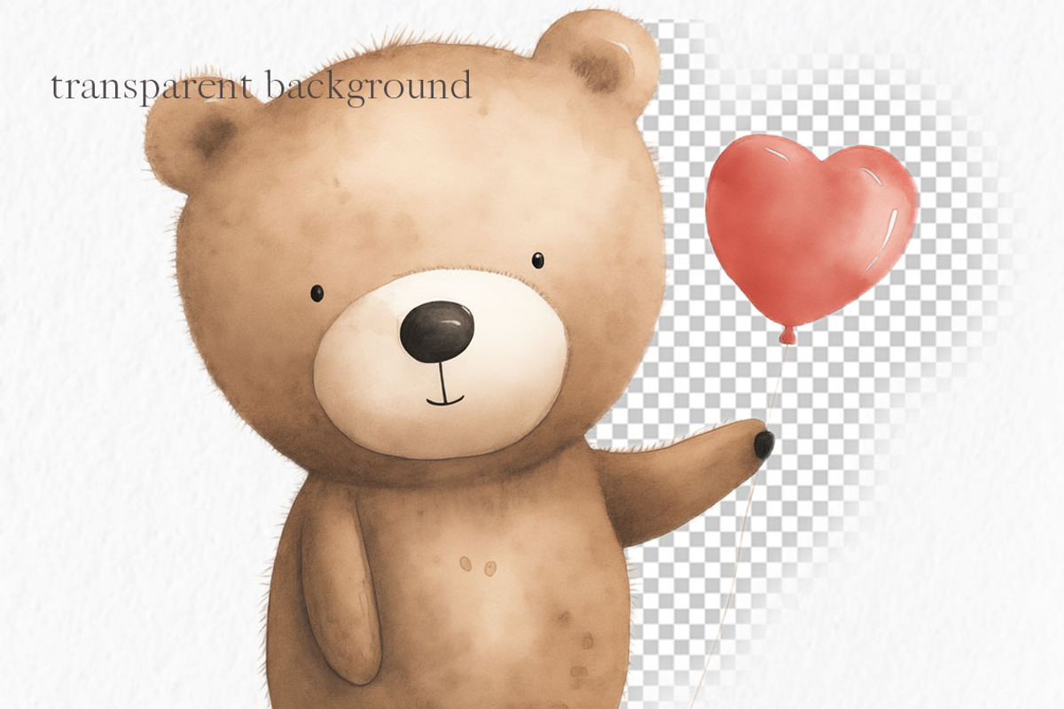 Valentine teddy bear, an Object Graphic by MyLittleMeow (Photo 5 of 6)