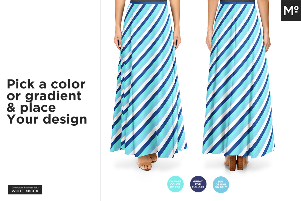 10x Women Skirts Mock-ups Set, a Pens & Pencil Mockup by Mocca Mockups Store (Photo 10 of 15)