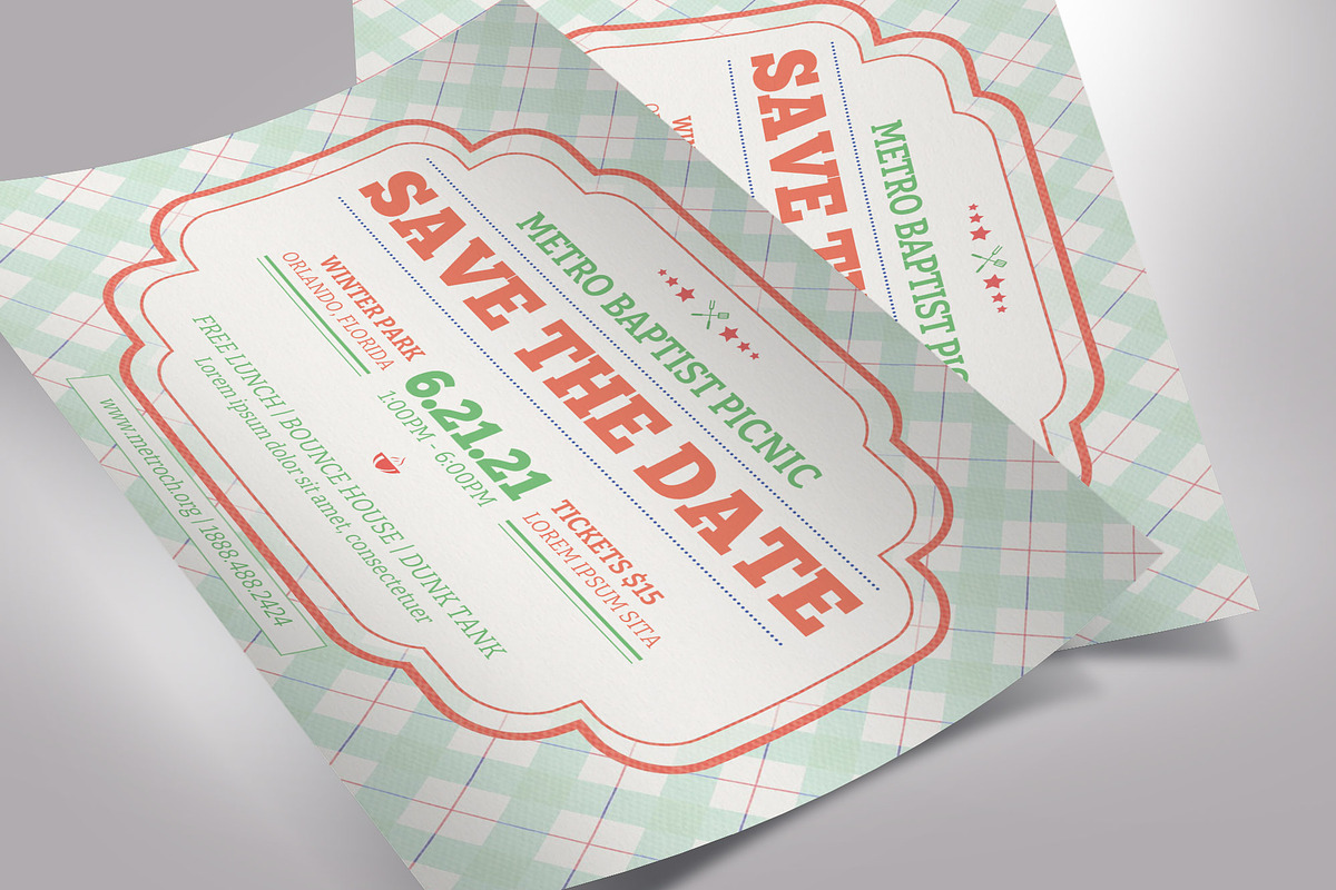 Church Picnic Flyer Word Publisher, a Flyer Template by Four C Graphic (Photo 3 of 10)