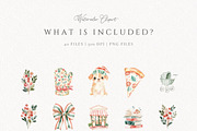 Pizza baby shower Animal Pizzeria, an Animal Illustration by Invite to Clipart (Thumbnail 5 of 7)
