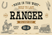 Western Vintage - Slab Serif Font, a Slab Serif Font by Font Liner (Thumbnail 8 of 10)