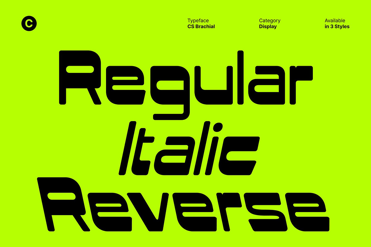 CS Brachial – Modern Futuristic Font, a Sans Serif Font by Craft Supply Co. (Photo 3 of 8)