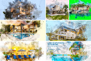 Land Scape Photo To Painting Effect, an Action Add-On by MRI STUDIO (Thumbnail 17 of 18)