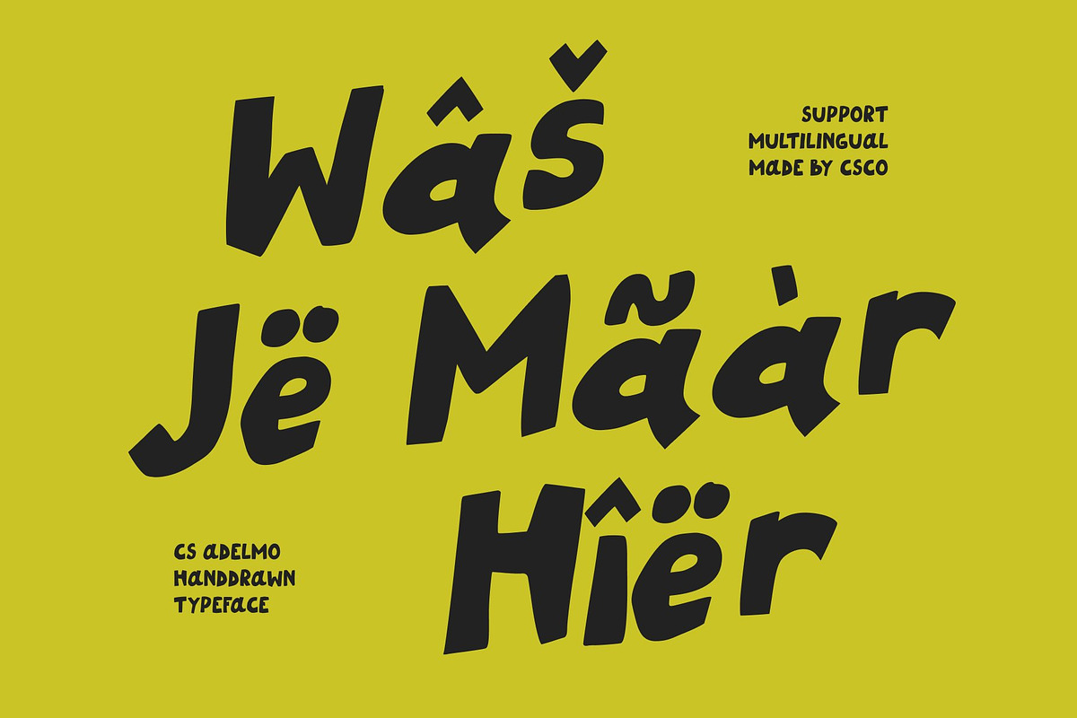CS Adelmo – Playful Font, a Handwritten Font by Craft Supply Co. (Photo 5 of 8)