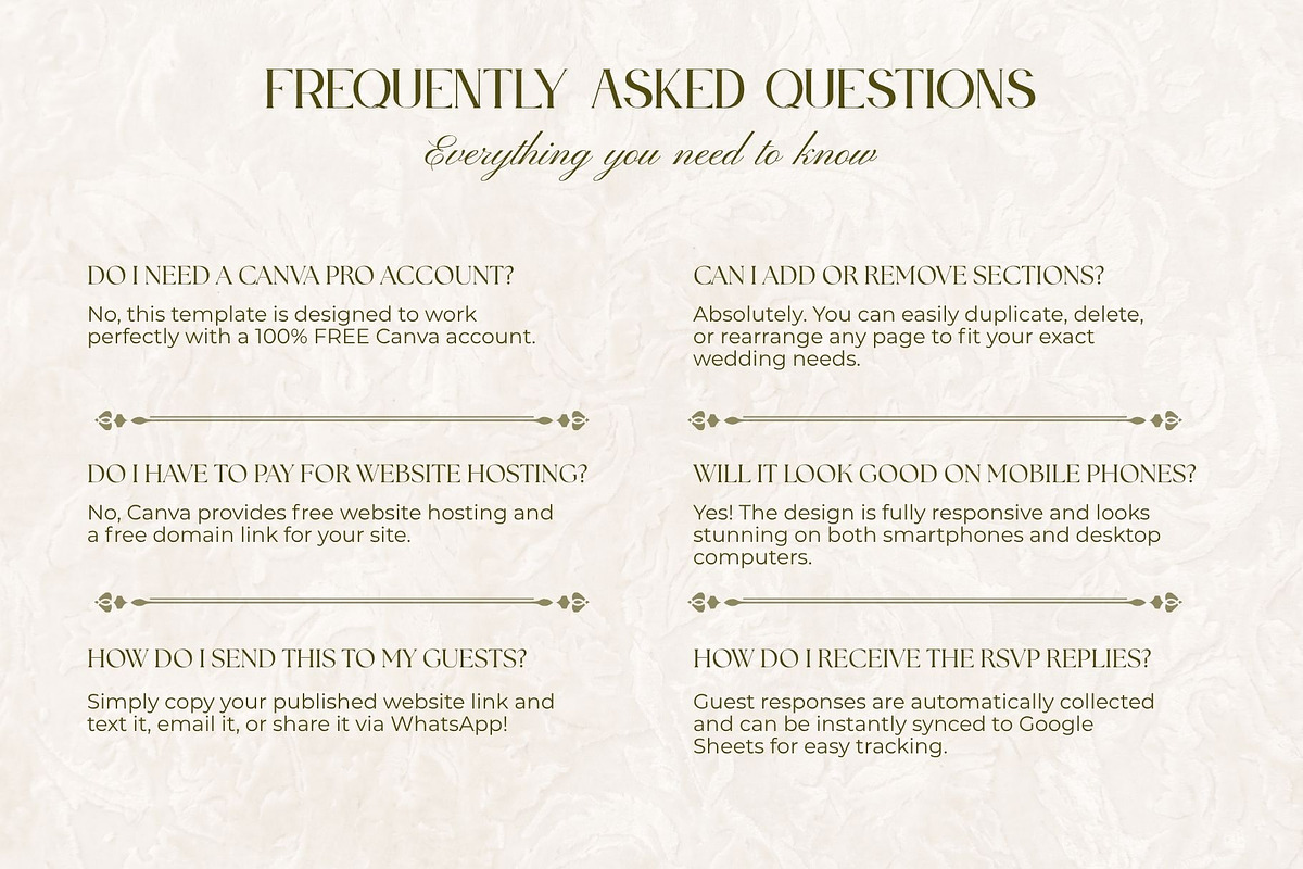 Canva Wedding Website Template, a Landing Page Template by OliaMuseDesign (Photo 8 of 9)