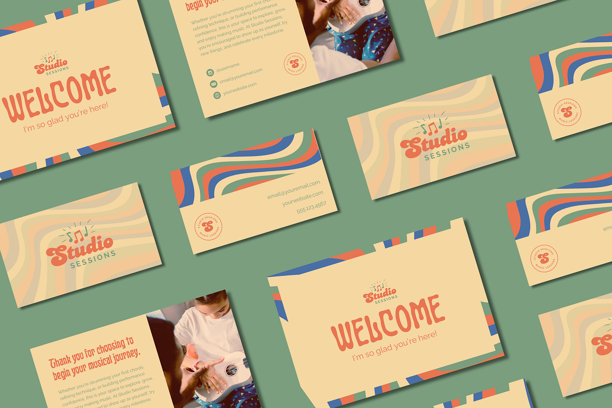 Studio Sessions Welcome + Biz Cards preview 3