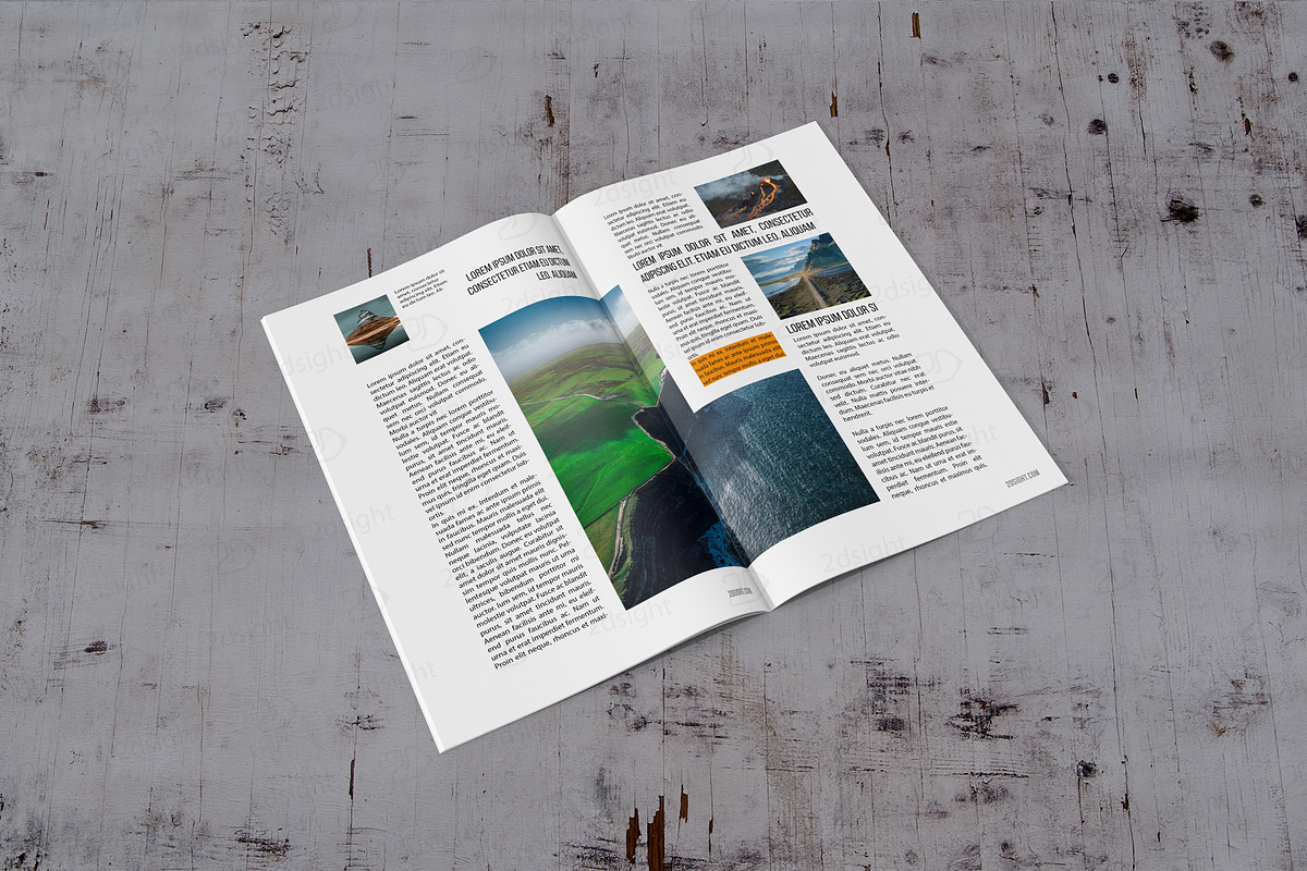 Magazine Mockup Set, a Books & Magazine Mockup by 2dsight (Photo 2 of 10)