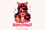 Respectfully PNG, Middle Finger, an Illustration by SharpMarketplace (Thumbnail 1 of 9)