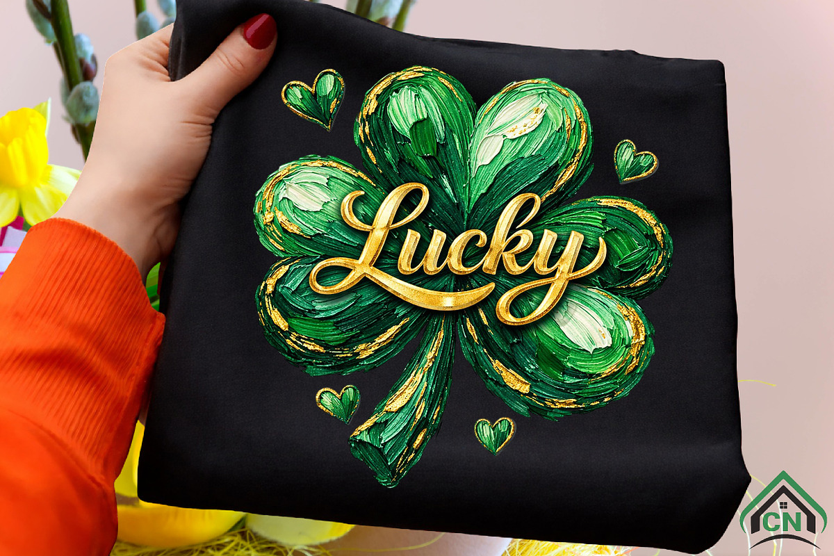 Brushstroke St Patrick's Day, an Illustration by Craft Nest (Photo 6 of 6)