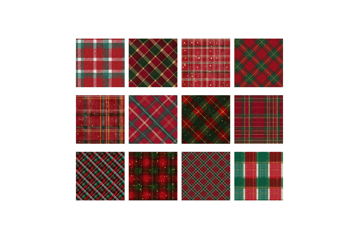 Christmas Plaid Seamless Patterns, a Pattern Graphic by Business Chic (Photo 3 of 5)