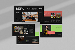 Refa : Food Retail Keynote, a Presentation Template by Punkl Camp