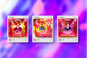 Dj Night Club Party Flyer Design, a Poster Template by Mk_Studio