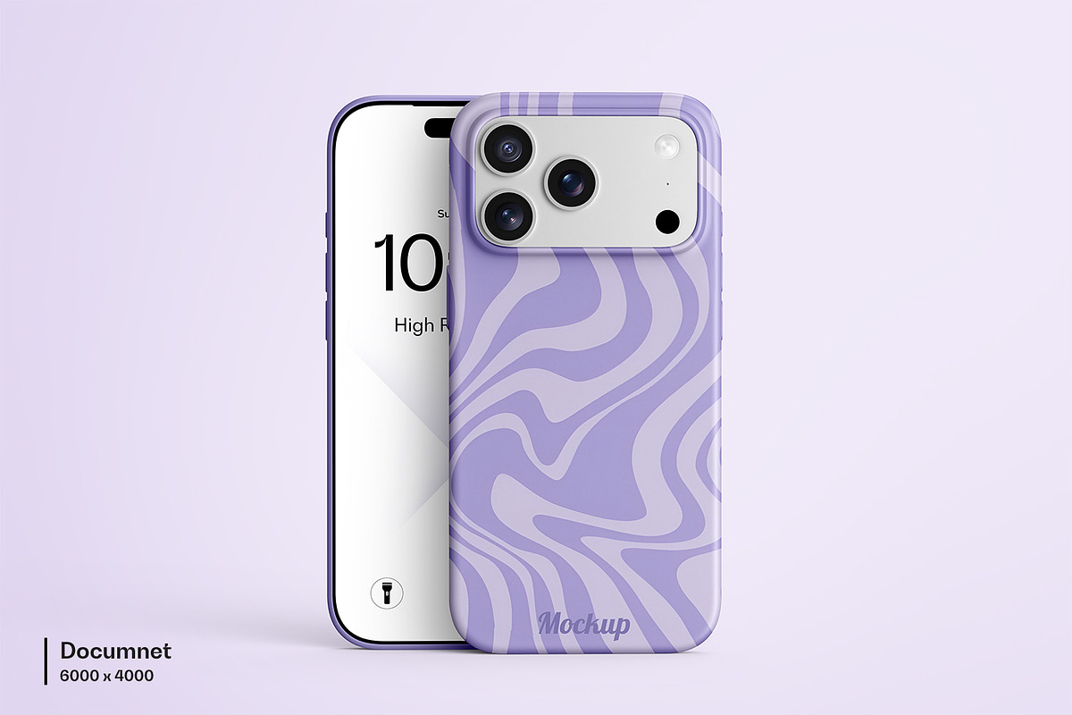 High Quality iPhone 17 Case Mockup, an iPhone Mockup by RamStudio2 (Photo 2 of 14)