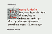 Devil's medieval initials, drop caps, a Decorative Illustration by kaer_shop (Thumbnail 3 of 7)