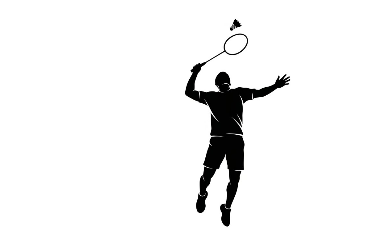 Badminton Smash Silhouettes, an Illustration by Amazin_art (Photo 2 of 31)