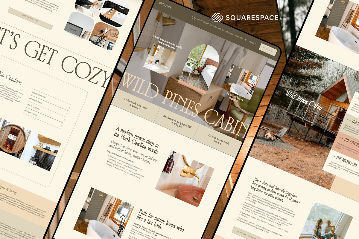 Airbnb Squarespace Website Template, a Squarespace Template by Solana Creative Co. (Photo 3 of 11)