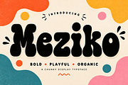 Meziko – Bold Playful Display Font, a Script Font by Wow Magic (Thumbnail 1 of 5)