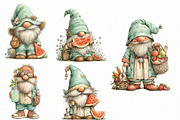 Whimsical summer gnome Clipart, an Illustration by Designworld (Thumbnail 4 of 7)