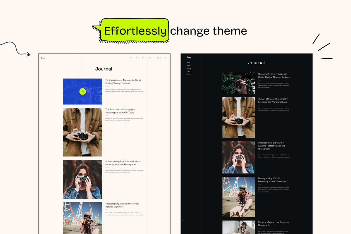 Folio - Minimal Portfolio & Gallery, an UI Kit Template by YoArts (Photo 5 of 5)