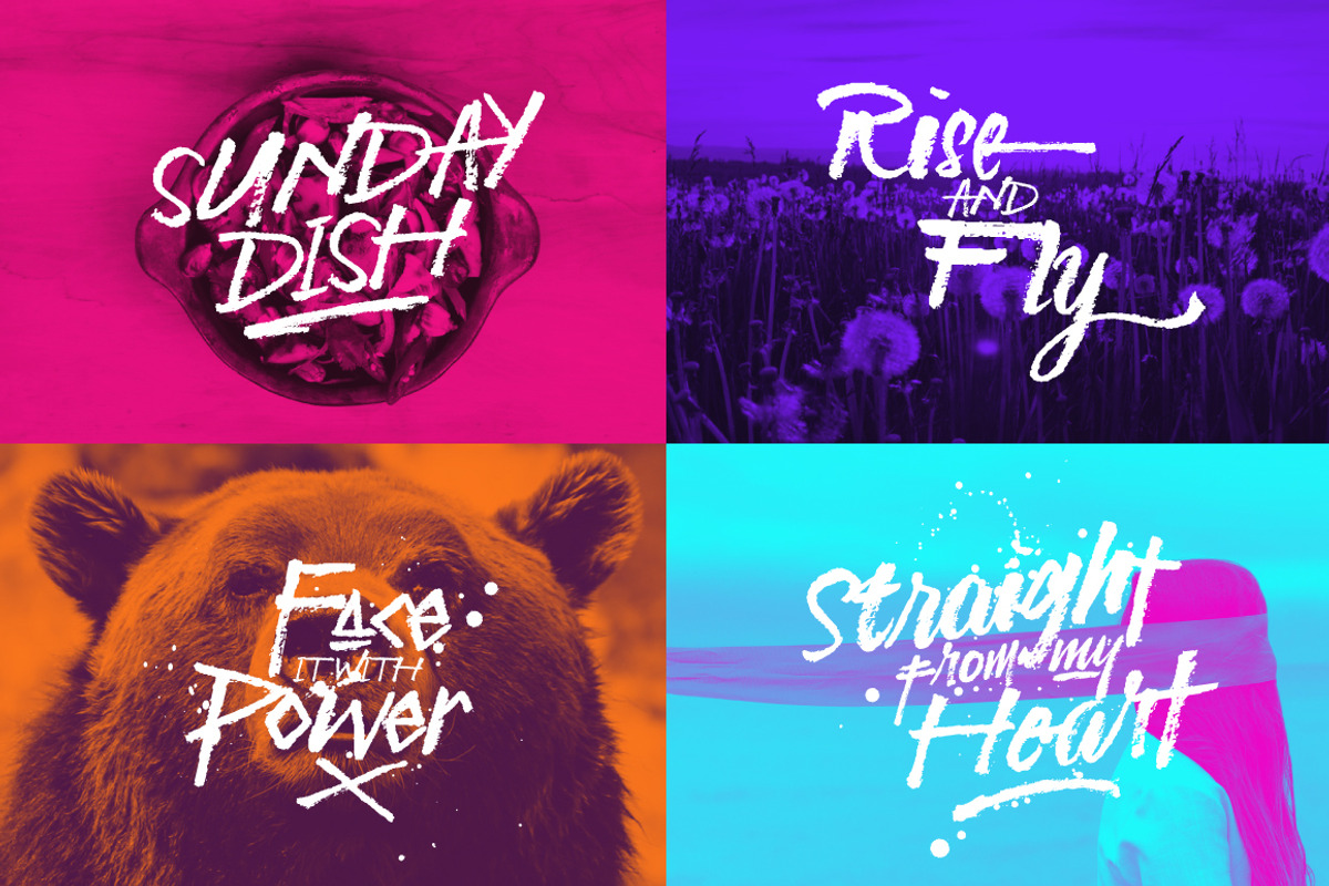 HajarBleh Brush Font, a Script Font by Kreasi Malam (Photo 14 of 14)