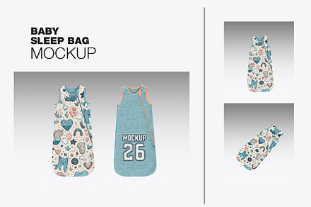 Baby Sleeping Bag Mockup, a Product Mockup by OneVectorStock
