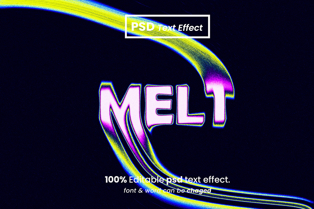 Melting melted text effects pack, a Brushes & More by Zamans (Photo 3 of 20)