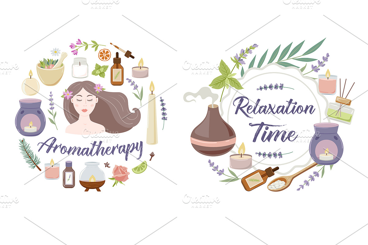 Aromatherapy and Relaxation, a Healthcare Illustration by Artspace (Photo 3 of 4)
