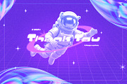 Start Dash - Y2K Display Font, a Sans Serif Font by tkzgraphic (Thumbnail 7 of 7)