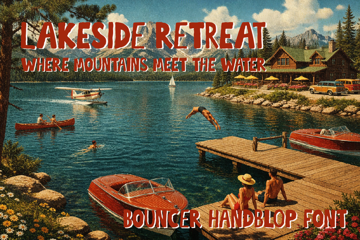 Bouncer Handblop, a Handwritten Font by Youngtype.Std (Photo 6 of 9)