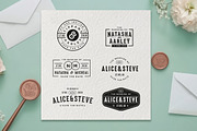 Wedding Badges, an Outline Icon by Aarley Kaiven (Thumbnail 1 of 2)