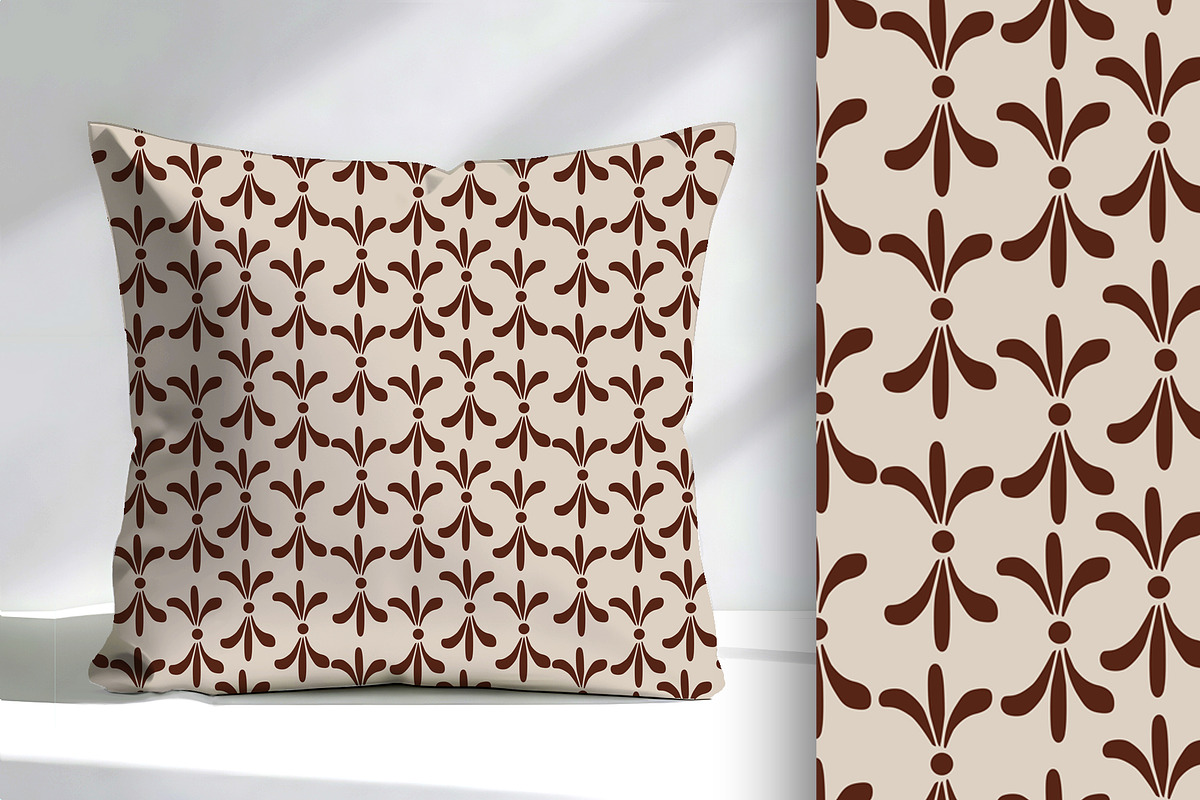 Beige Organic Petals Seamless Repeat, a Pattern Graphic by Sharon Schwalbe (Photo 2 of 4)