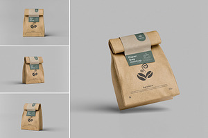 High Quality Paper Pouch Bag Mockup, a Packaging Mockup by hokagata