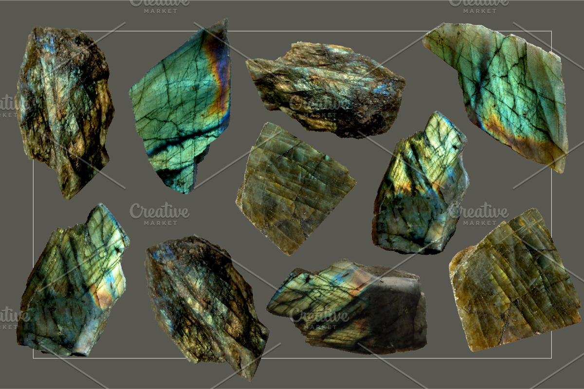 Labradorite - Gemstone Specimens, an Object Graphic by Turning Moss (Photo 2 of 6)