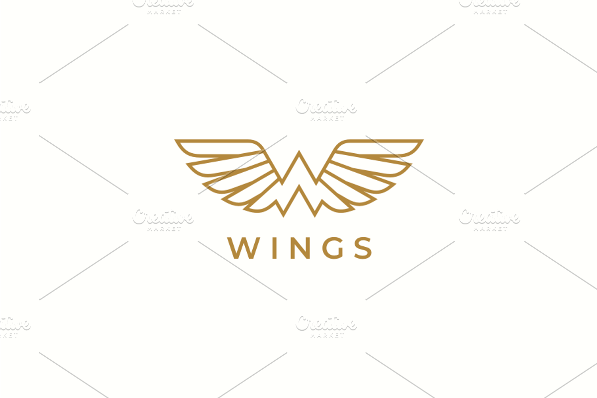 Wings Letter W Logo template, a Branding & Logo Template by yopie (Photo 1 of 3)