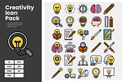 Creativity Icon Pack, a Duotone Icon by erifqizeicon (Thumbnail 3 of 3)