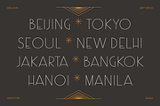 Delvion - Art Deco Typeface, a Sans Serif Font by Indotype Foundry (Thumbnail 3 of 10)