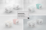 Clear Noodle Box Packaging Mockup, a Packaging Mockup by INCDesign (Thumbnail 2 of 7)